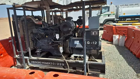 Set penjana kuasa Diesel untuk PEMBINAAN