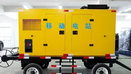 Penjana Kuasa Diesel Senyap Dipasang pada Treler