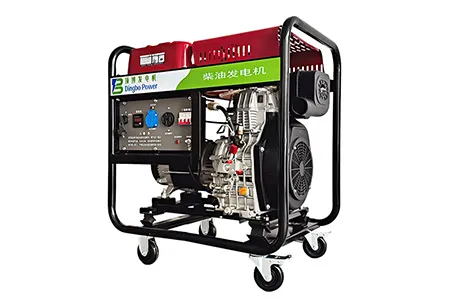 Penjana Diesel Penyejukan Udara Rangka Terbuka 5kW-8kW (Satu Silinder)