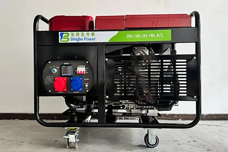 Penjana Diesel Penyejukan Udara Rangka Terbuka 10kW–20kW (2 Silinder)