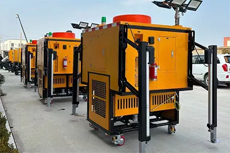 Kabinet Pengaliran Mudah Alih Pemuatan & Penyahmuatan Automatik