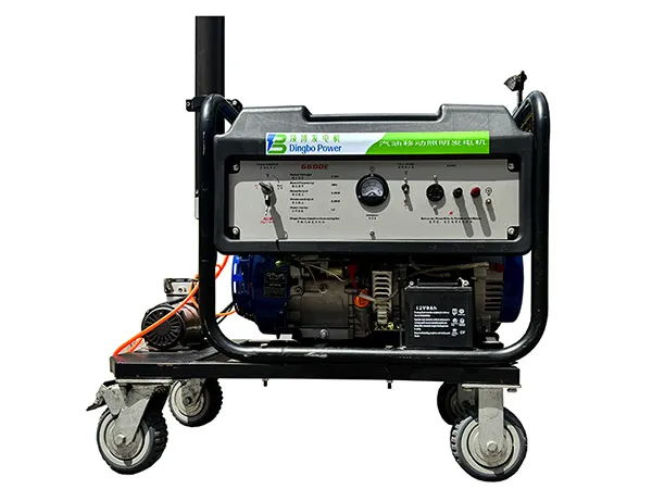 Menara Lampuu Mudah Alih dengan Penjana Petrol 5kW