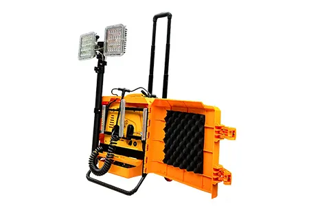 Lampuu Kawasan Jauh Mudah Alih dengan Penjana Petrol 700W