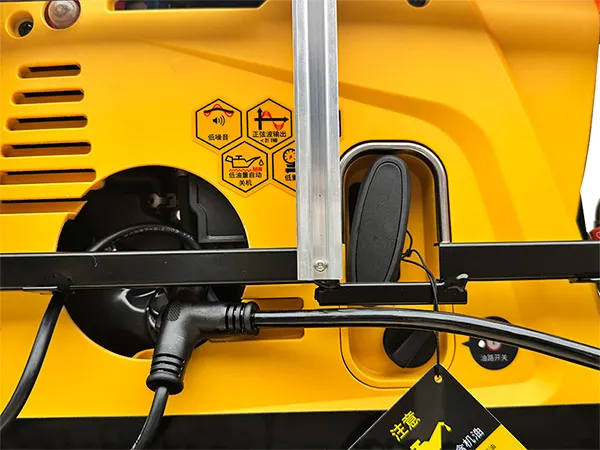 Lampuu Kawasan Jauh Mudah Alih dengan Penjana Petrol 700W