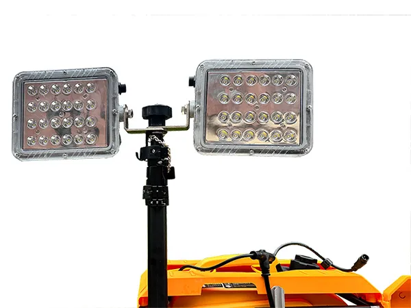 Lampuu Kawasan Jauh Mudah Alih dengan Penjana Petrol 700W
